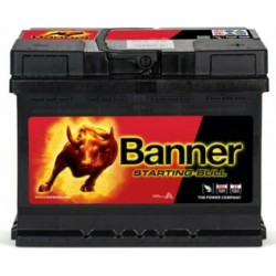Μπαταρία Αυτοκινήτου Banner STARTING BULL 12V 56219 62Ah 510A 241mm x 175mm x 190mm