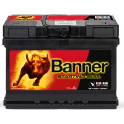 Μπαταρία Αυτοκινήτου Banner STARTING BULL 12V 55519 55Ah 450A 241mm x 175mm x 175mm