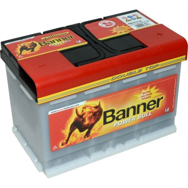 Μπαταρία Αυτοκινήτου Banner POWER BULL PRO P77 40 77Ah 700A 278mm x 175mm x 190mm