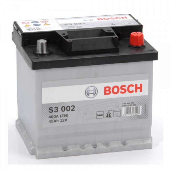 Μπαταρία Αυτοκινήτου BOSCH S3002 45AH 400A 207mm x 175mm x 190mm
