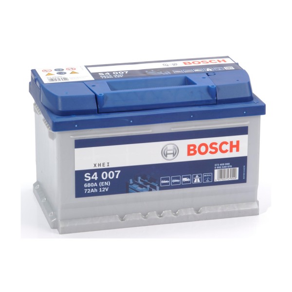 Μπαταρία Αυτοκινήτου BOSCH S4007 72AH 680A 278mm x 175mm x 175mm