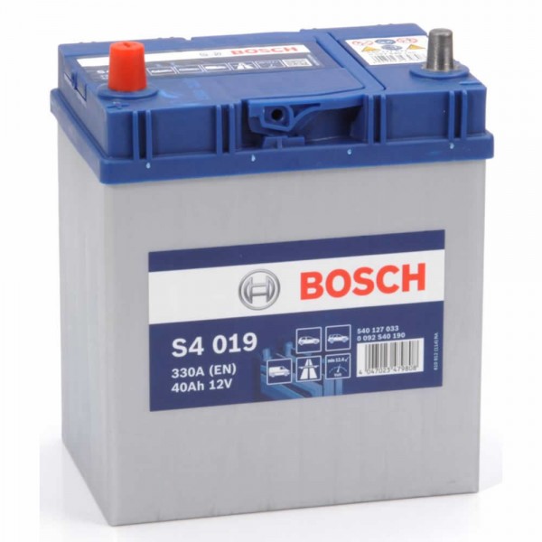 Μπαταρία Αυτοκινήτου BOSCH S4019 40AH 330A 187mm x 127mm x 227mm