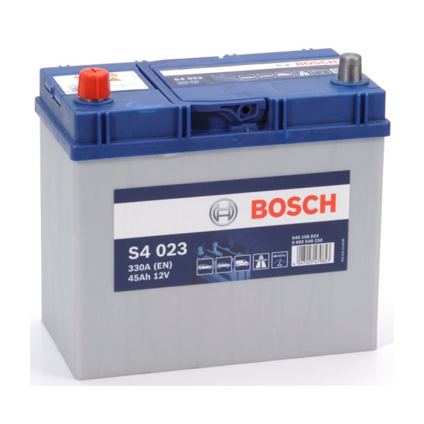 Μπαταρία Αυτοκινήτου BOSCH S4023 45AH 330A 238mm x 129mm x 227mm Μπαταρία Αυτοκινήτου BOSCH S4023 45AH 330A 238mm x 129mm x 227mm