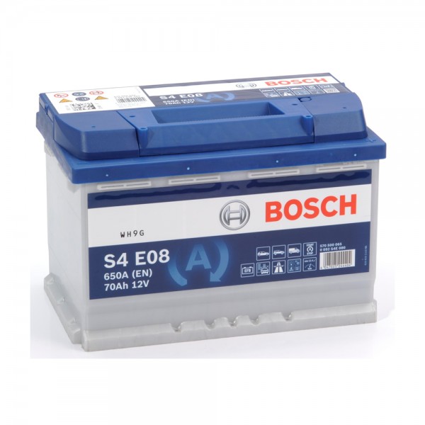 Μπαταρία Αυτοκινήτου EFB Start-Stop BOSCH S4E08 70Ah
