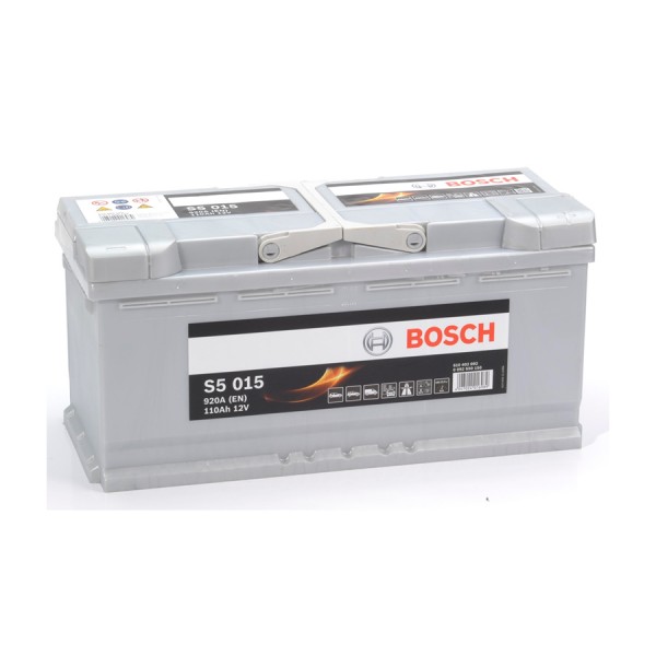 Μπαταρία Αυτοκινήτου BOSCH S5015 110AH 920A 393mm x 175mm x 190mm Μπαταρία Αυτοκινήτου BOSCH S5015 110AH 920A 393mm x 175mm x 190mm