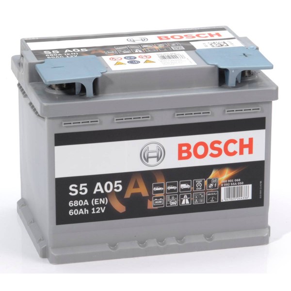 Μπαταρία Αυτοκινήτου AGM Start-Stop BOSCH S5A05 60Ah