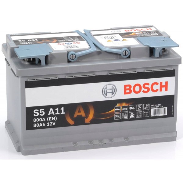 Μπαταρία Αυτοκινήτου AGM Start-Stop BOSCH S5A11 80Ah