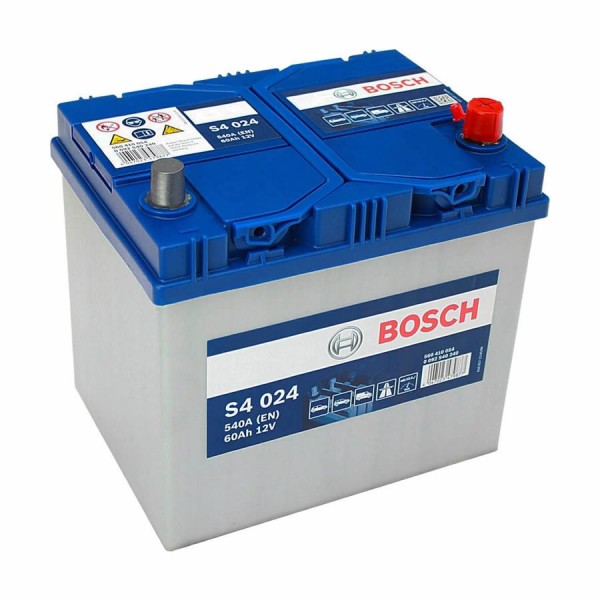 Μπαταρία Αυτοκινήτου BOSCH S4024 60AH 540A 232mm x 173mm x 225mm