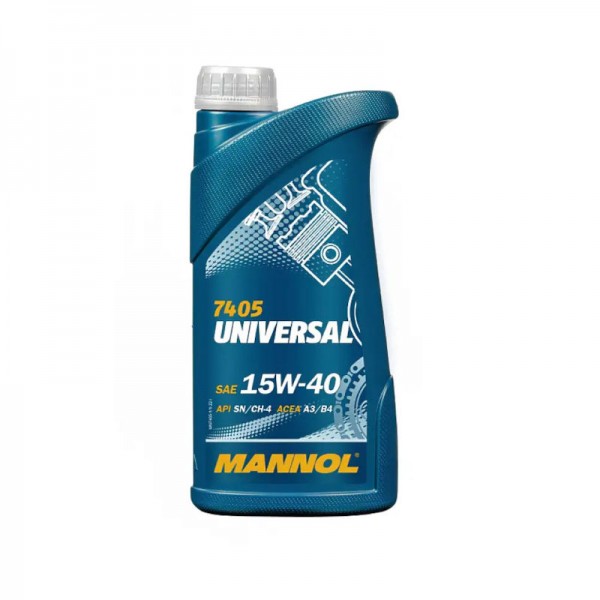 Λιπαντικό κινητήρα MANNOL 15W40 UNIVERSAL 1lt
