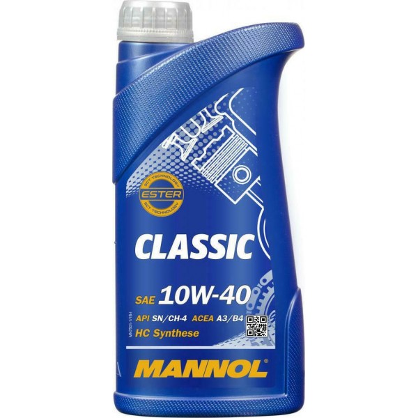 Λιπαντικό κινητήρα MANNOL 10W40 CLASSIC 1lt