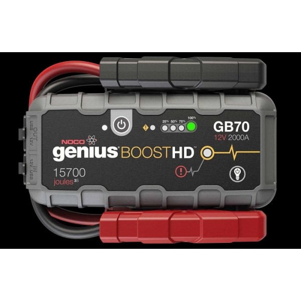 Εκκινητής αυτοκινήτου και power bank NOCO GB70 12V 2000A
