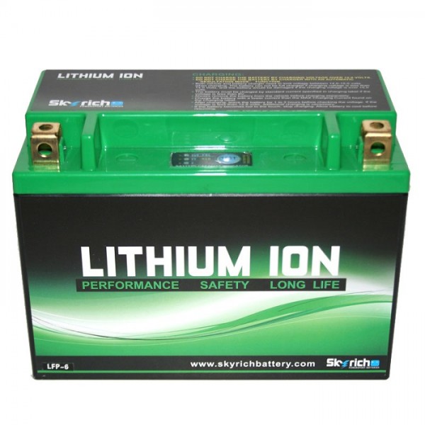 Μπαταρία μοτοσυκλετών SKYRICH Τεχνολογίας Λιθίου LFP-6, 12V - 300A