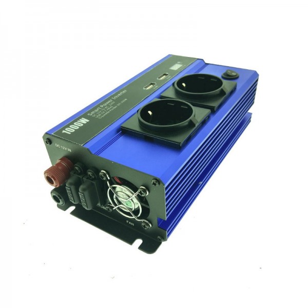 Inverter τροποποιημένου ημιτόνου DC 12V σε AC 220V με USB Andowl QY7011 1000W Inverter τροποποιημένου ημιτόνου DC 12V σε AC 220V με USB Andowl QY7011 1000W