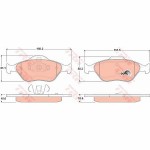 Σετ τακάκια TRW GDB1419