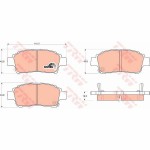 Σετ τακάκια TRW GDB3218