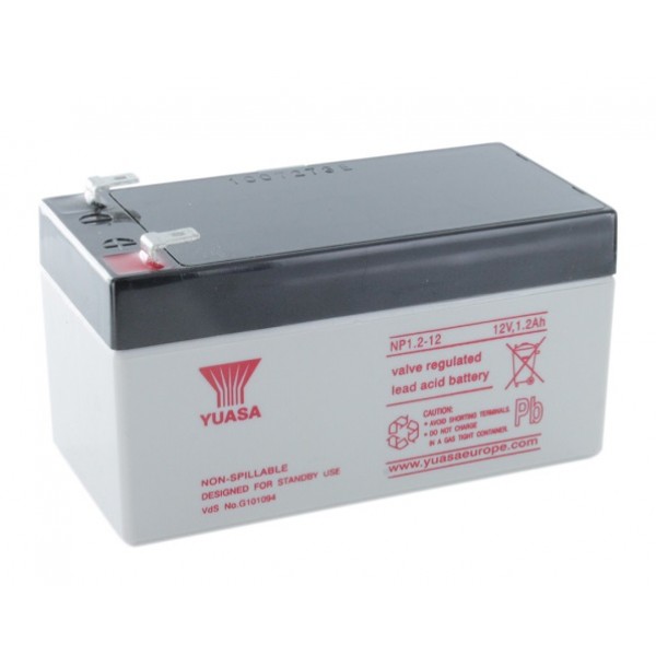 Μπαταρία  YUASA VRLA - AGM 12V 1.2Ah (NP1.2 - 12)