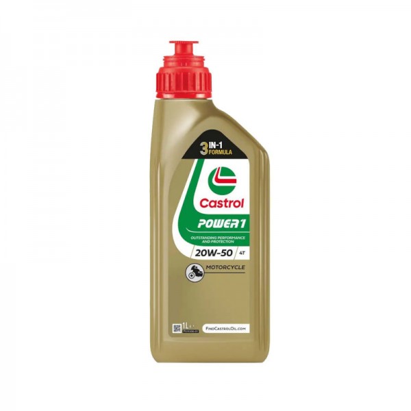 Λιπαντικό ΜΟΤΟ Castrol Power1 4Τ 20W-50 1lt 