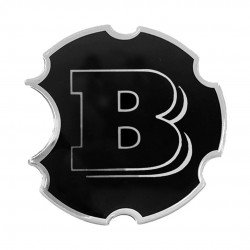 SMART 450 BRABUS 1998-2006 ΑΥΤΟΚΟΛΛΗΤΟ ΤΑΠΑΣ ΡΕΖΕΡΒΟΥΑΡ 10,7 cm ΜΑΥΡΟ/ΧΡΩΜΙΟ ΜΕ ΕΠΙΚΑΛΥΨΗ ΕΠΟΞΕΙΔΙΚΗ