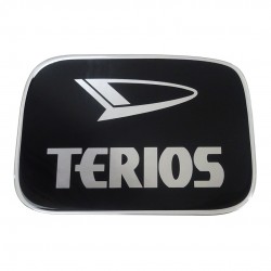 DAIHATSU TERIOS 5D 2006-2017 ΑΥΤΟΚΟΛΛΗΤΟ ΤΑΠΑΣ ΡΕΖΕΡΒΟΥΑΡ 18x13,4 cm ΜΑΥΡΟ/ΧΡΩΜΙΟ ΜΕ ΕΠΙΚΑΛΥΨΗ ΕΠΟΞΕ