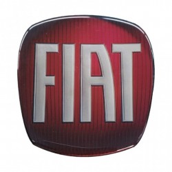 FIAT ΑΥΤΟΚΟΛΛΗΤΟ ΣΗΜΑ ΠΟΡΤ ΜΠΑΓΚΑΖ ΚΟΚΚΙΝΟ ΜΕ ΕΠΙΚΑΛΥΨΗ ΣΜΑΛΤΟΥ 8 Χ 8,8 cm - 1 ΤΕΜ.