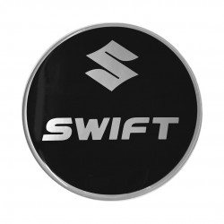 SUZUKI SWIFT 3D/5D 2004-2017 ΑΥΤΟΚΟΛΛΗΤΟ ΤΑΠΑΣ ΡΕΖΕΡΒΟΥΑΡ 13,7 cm ΜΑΥΡΟ/ΧΡΩΜΙΟ ΜΕ ΕΠΙΚΑΛΥΨΗ ΕΠΟΞΕΙΔΙ