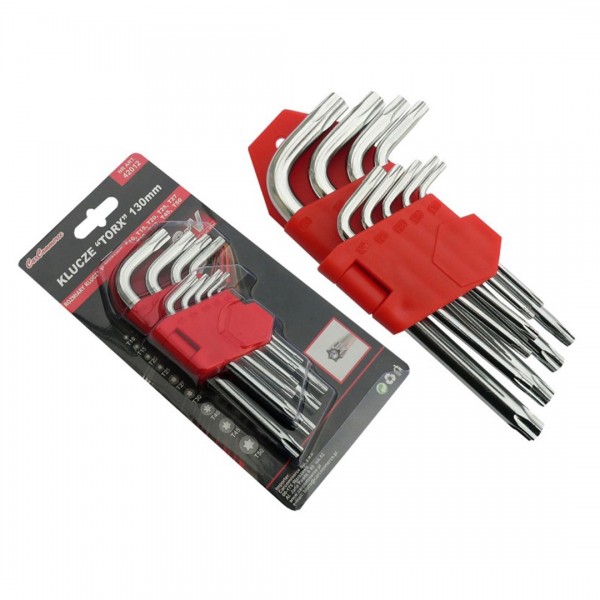ΚΛΕΙΔΙΑ ΣΕΤ TORX 130 mm - T10/T15/T20/T25/T27/T30/T40/T45/T50 (9 ΤΕΜ.)