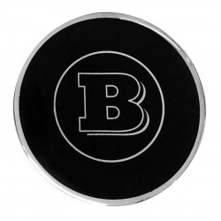 BRABUS ΑΥΤΟΚΟΛΛΗΤΗ ΤΑΠΑ ΓΙΑ ΡΕΖΕΡΒΟΥΑΡ ΜΑΥΡΗ Η ΜΑΥΡΗ/ΧΡΩΜΙΟ ΣΜΑΛΤΟΥ 9,7 cm - 1 ΤΕΜ.