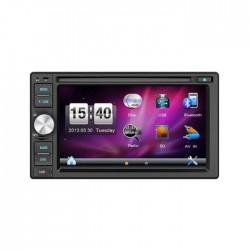 Multimedia Player Digital IQ IQ-CR265GPS 2DIN Για Αναπαραγωγή CD/DVD/MP3, Ενσωματωμένο GPS Και Bluet