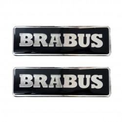 BRABUS ΣΗΜΑΤΑ ΒΙΔΩΤΑ 10 Χ 3 cm ΕΠΟΞΕΙΔΙΚΗΣ ΡΥΤΙΝΗΣ (ΥΓΡΟ ΓΥΑΛΙ) ΣΕ ΜΑΥΡΟ/ΧΡΩΜΙΟ ΓΙΑ ΠΑΤΑΚΙΑ - 2 ΤΕΜ.