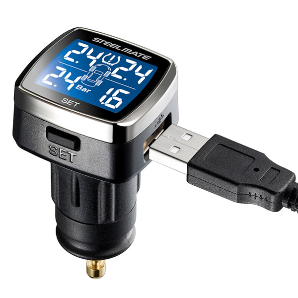 ΑΣΥΡΜΑΤΗ ΣΥΣΚΕΥΗ ΕΝΔΕΙΞΗΣ ΠΙΕΣΗΣ ΚΑΙ ΘΕΡΜΟΚΡΑΣΙΑΣ ΕΛΑΣΤΙΚΩΝ ΑΥΤΟΚΙΝΗΤΟΥ STEELMATE