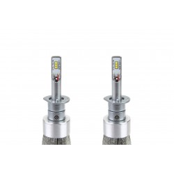 Amio - Σετ Λαμπτήρων Αυτοκινήτου και Φορτηγού RS+ SLIM SERIES τεχνολογίας LED τύπου H1 βάση P14.5s τάση λειτουργίας 12-36V απόδοσης 50W χρώμα 6000K για Επιβατικά Αυτοκίνητα και Φορτηγά - 2 τεμ. (01081/AM)