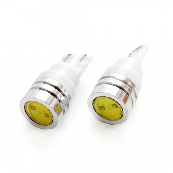 Amio – Λαμπάκια LED T10 W5W 12V 1W 5600K 1xHP Καρφωτά για Καθαρό Λευκό Φωτισμό σε Καθημερινή Χρήση – Σετ 2 Τεμ. (01623/AM)