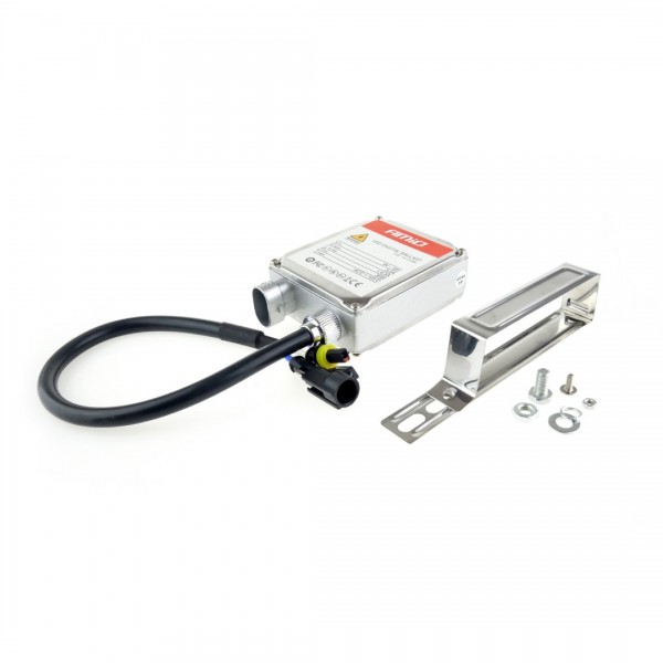 Amio - Kit Xenon H4-1 6000K 35W 12V με ballast 1103 για ισχυρό λευκό φωτισμό μονής σκάλας και καθαρή δέσμη με μεγαλύτερη διάρκεια ζωής - 1 Σετ (01835/AM)