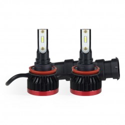 Amio - H8/H9/H11 BF-SERIES 6-18V 50W ETi-1860 2X25W 6.000K 3100lm LED (ΜΕ ΑΝΕΜΙΣΤΗΡΑΚΙ) -2ΤΕΜ (02245/AM)
