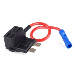 Amio - ΚΛΕΦΤΗΣ ΡΕΥΜΑΤΟΣ ΑΠΟ ΑΣΦΑΛΕΙΟΘΗΚΗ ΓΙΑ 2 ΑΣΦΑΛΕΙΕΣ ΕΩΣ 20A (STANDARD FUSE) - 1 ΤΕΜ. (02334/AM)