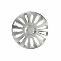 Amio - ΤΑΣΙΑ 13" HUBCAP LUXURY ΑΣΗΜΙ - ΣΕΤ 4 ΤΕΜ. ΣΕ ΚΟΥΤΙ (1037/AM)