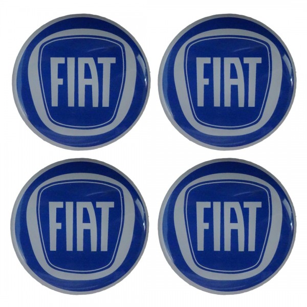 FIAT ΑΥΤΟΚΟΛΛΗΤΑ ΣΗΜΑΤΑ ΖΑΝΤΩΝ 5 cm ΜΠΛΕ ΜΕ ΕΠΙΚΑΛΥΨΗ ΣΜΑΛΤΟΥ - 4 ΤΕΜ.