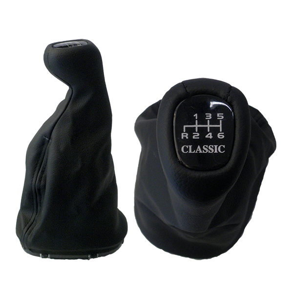 Πόμολο Ταχυτήτων με Φούσκα Δερματίνη  για MERCEDES C-KLAS W203 2000+ ΕΚΔΟΣΗ CLASSIC