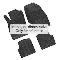 LAMPA - ΠΑΤΑΚΙΑ ΑΥΤΟΚΙΝΗΤΟΥ ΑΠΟ ΛΑΣΤΙΧΟ ΓΙΑ FIAT TIPO 5D 2016+ / TIPO SW 2016+ ΣΕ ΜΑΥΡΟ ΧΡΩΜΑ ME ΚΟΥΜΠΩΜΑΤΑ - 4 ΤΕΜ.