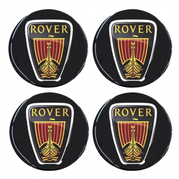 ROVER ΑΥΤΟΚΟΛΛΗΤΑ ΣΗΜΑΤΑ ΖΑΝΤΩΝ 6 cm ΜΑΥΡA ΜΕ ΕΠΙΚΑΛΥΨΗ ΣΜΑΛΤΟΥ - 4 ΤΕΜ.