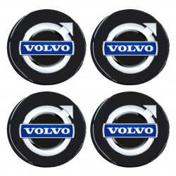 VOLVO ΑΥΤΟΚΟΛΛΗΤΑ ΖΑΝΤΩΝ 6 cm ΜΑΥΡΟ/ΜΠΛΕ/ΓΚΡΙ ΜΕ ΕΠΙΚΑΛΥΨΗ ΣΜΑΛΤΟΥ - 4 ΤΕΜ.
