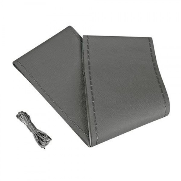 ΡΑΦΤΟ ΚΑΛΥΜΜΑ ΤΙΜΟΝΙΟΥ ΔΕΡΜΑΤΙΝΟ PREMIUM ΓΚΡΙ ΜΕ ΓΚΡΙ ΡΑΦΗ