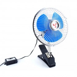 ΑΝΕΜΙΣΤΗΡΑΣ ΑΝΑΠΤΗΡΑ 12V - 17,5 cm ΜΕ ΚΛΙΠ ΣΤΗΡΙΞΗΣ (ΠΕΡΙΣΤΡΕΦΟΜΕΝΟΣ/ΜΕΤΑΛΛΙΚΟΣ)