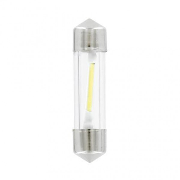 ΛΑΜΠΑΚΙ ΠΛΑΦΟΝΙΕΡΑΣ 12V 8x36mm 20lm ΛΕΥΚΟ MEGA-LED9 COB (ΔΙΠΛΗΣ ΠΟΛΙΚΟΤΗΤΑΣ- CAN-BUS) BLISTER 1ΤΕΜ.