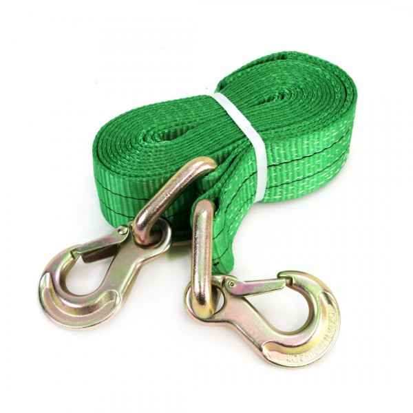 Amio - Ιμάντας Ρυμούλκησης Βαρέως Τύπου Αντοχή 9000kg Μήκος 5m Πλάτος 60mm με 2 γάντζους για 4x4 off road και βαριά οχήματα με μέγιστη αντοχή και ασφάλεια - 1 Τεμ. (02015/AM)