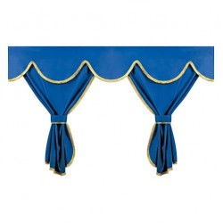 ΣΕΤ ΚΟΥΡΤΙΝΕΣ ΝΤΑΛΙΚΑΣ PRIVILEGE HIGH CENTRAL ΜΠΛΕ 8ΤΕΜ.