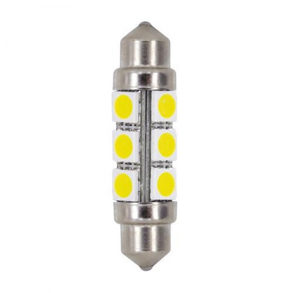 Λαμπάκια Πλαφονιέρας  24-30V SV8,5-8 10x41mm 216lm HYPER-LED (Διπλής Πολικότητας) BLISTER 2τεμ