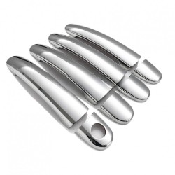 ΧΕΡΟΥΛΙΑ ΠΟΡΤΑΣ ΓΙΑ SKODA RAPID 4D 2013+  ΧΡΩΜΙΟ ΜΕΤΑΛΛΙΚΑ 4ΤΕΜ.