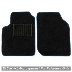 ΠΑΤΑΚΙΑ ΜΟΚΕΤΑ ΓΙΑ MERCEDES SMART ROADSTER 452 1998-2006 ΜΑΥΡΟ ΜΕ ΜΠΛΕ ΡΕΛΙ RACE AXION - 2 ΤΕΜ.