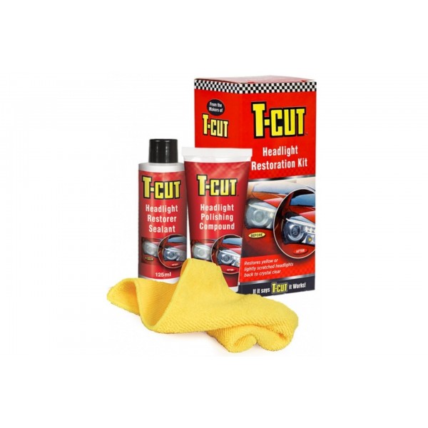 KIT ΕΠΙΔΙΟΡΘΩΣΗΣ/ ΞΕΘΑΜΠΩΜΑΤΟΣ ΦΑΝΑΡΙΩΝ CARPLAN T-CUT HEADLIGHT RESTORATION KIT